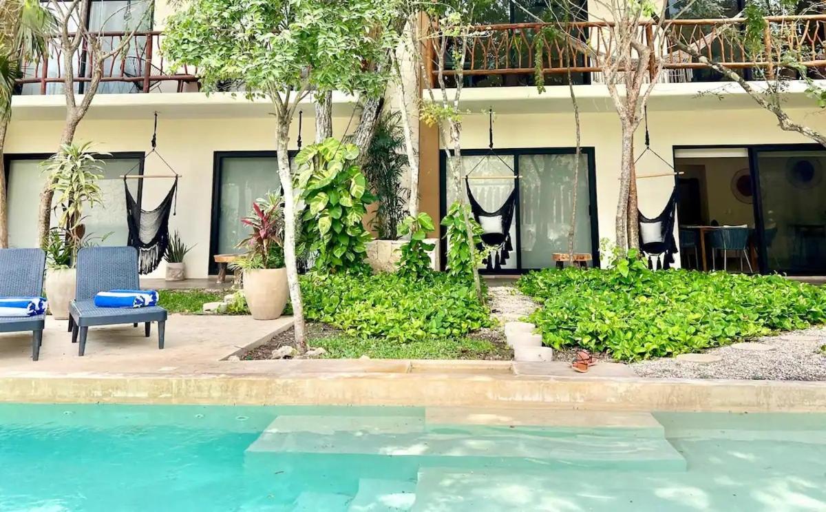Suit Next To The Common Top Roof Exclusive Building Kingsize Bed 2 Super Pools, Gym, Grill Tulum Kültér fotó