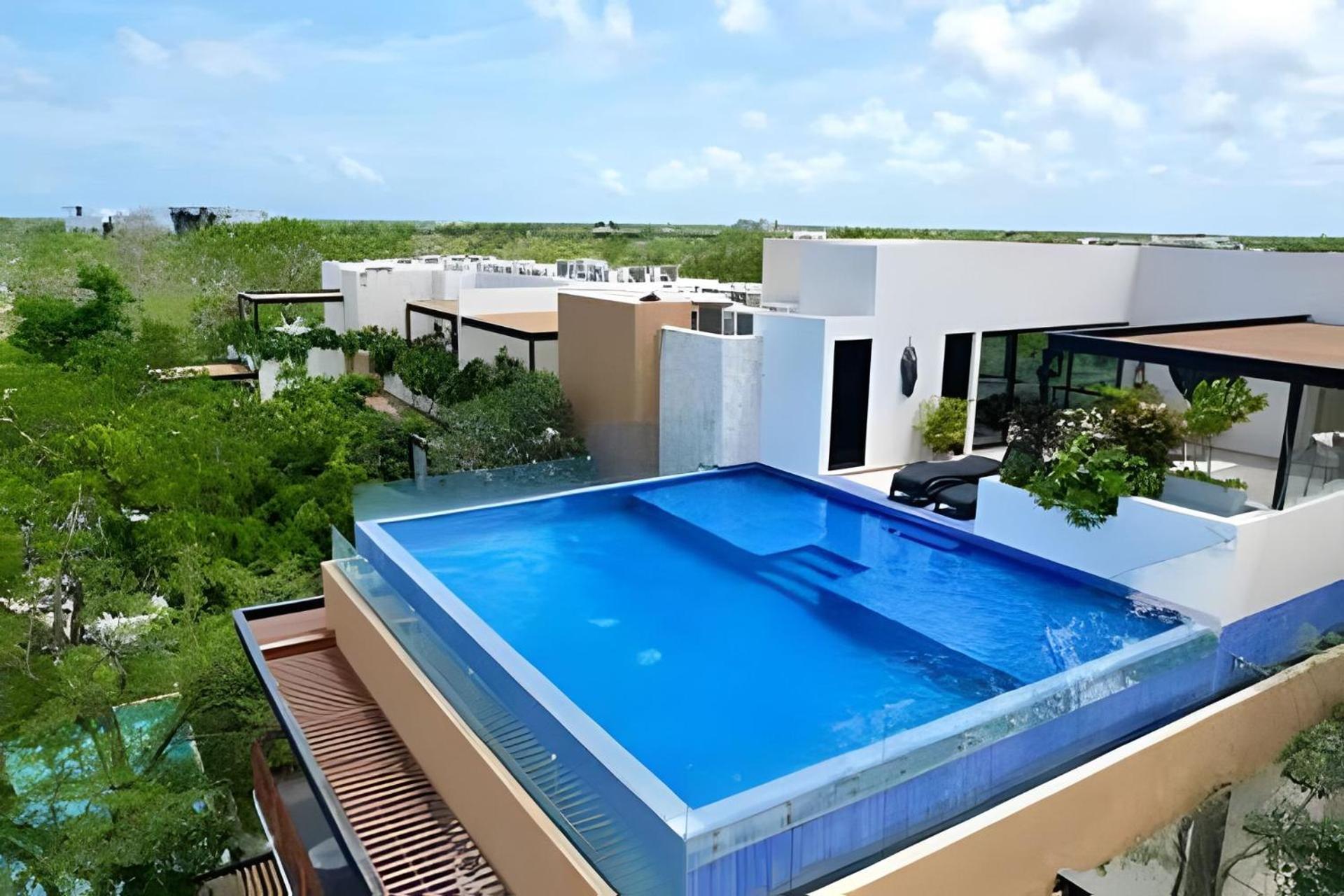 Suit Next To The Common Top Roof Exclusive Building Kingsize Bed 2 Super Pools, Gym, Grill Tulum Kültér fotó